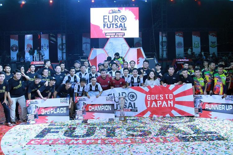 JCI Malang sukses menjadi juara pada ajang Euro Futsal Championship 2019.