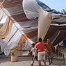 Video Viral, Tenda Lepas Pisah SDN di Jember Roboh Tersapu Angin