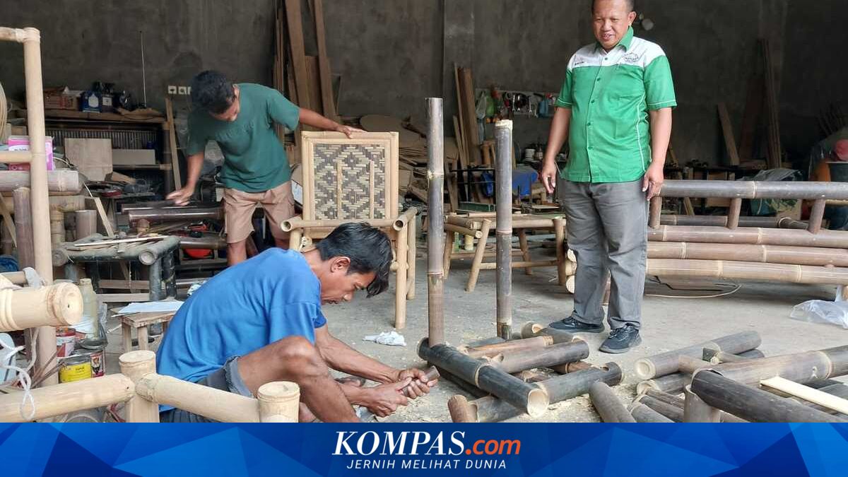 KISAH MARZUNI DI SLEMAN BAWA KERAJINAN TEMBUS PASAR EROPA, BUKA SEKOLAH PERAJIN BAMBU