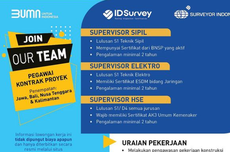 Surveyor Indonesia Buka Lowongan Kerja hingga 22 November 2024, Cek Posisi dan Syaratnya