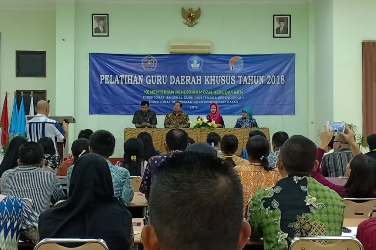 Kegiatan Pelatihan Guru Daerah Khusus (PGDK) di Pusat Pengembangan dan Pemberdayaan Pendidik dan Tenaga Kependidikan (PPPPTK) PKn dan IPS di Batu, Malang, Jawa Timur 2018