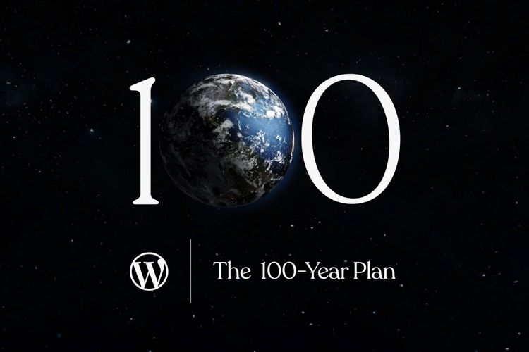 Ilustrasi 100-Year Plan WordPress.