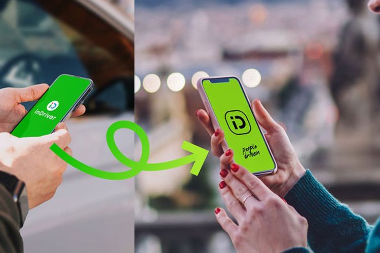 Tampilan baru pada platforms inDrive 

