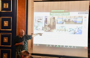 Kementerian ESDM bersama tim riset ITB dan US Grains Council meluncurkan peta jalan strategis untuk percepatan implementasi bioetanol di Indonesia, di Jakarta, Selasa (6/12/2022). 