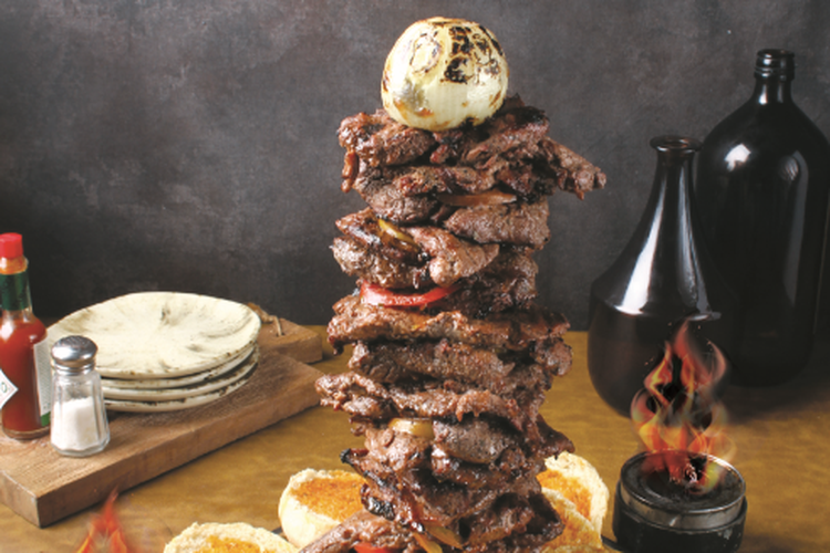 Menu Meat Tower di Karnivor Mall Grand Indonesia