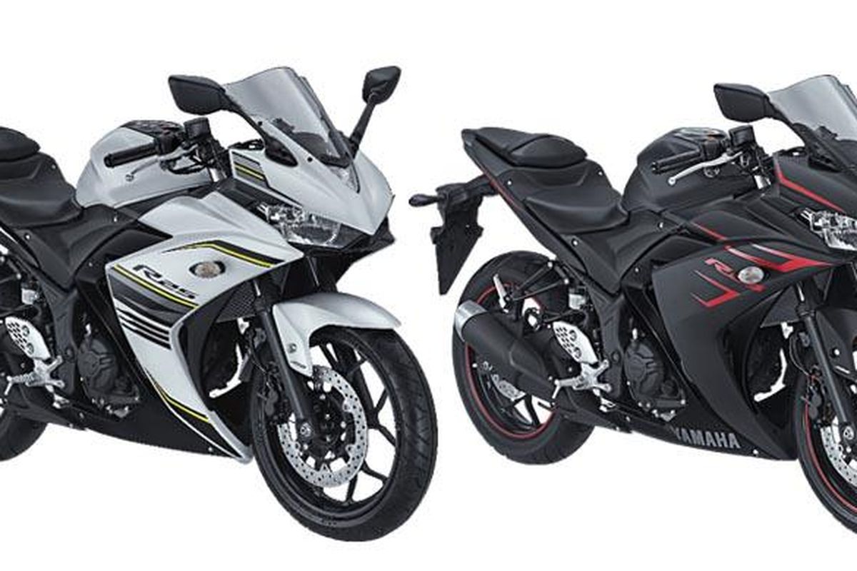 Warna baru Yamaha R25, Putih dan hitam doff.