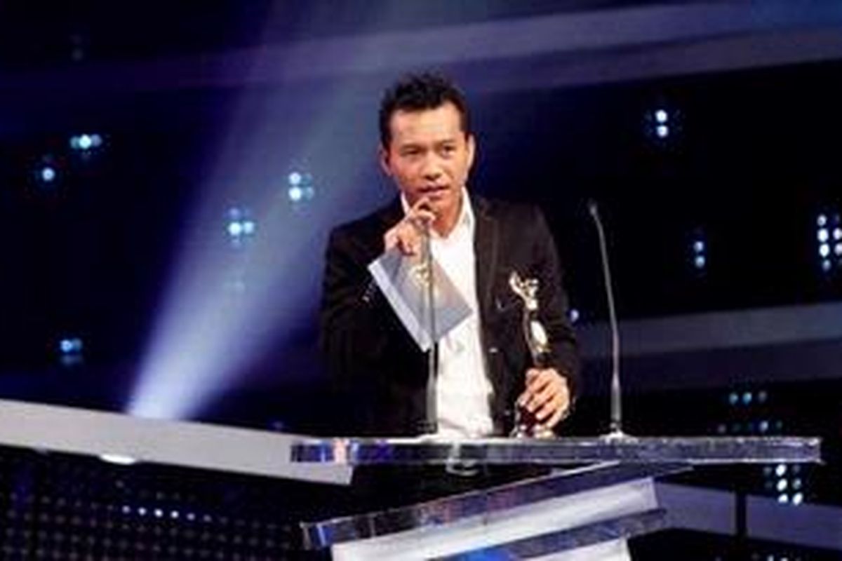 Anang Hermansyah di ajang Anugerah Musik Indonesia (AMI) 2010 di JITEC, Mangga Dua, Jakarta. 