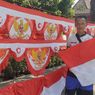 Cerita Dadang dan Wawan, Datang dari Garut ke Palembang untuk Menjual Bendera