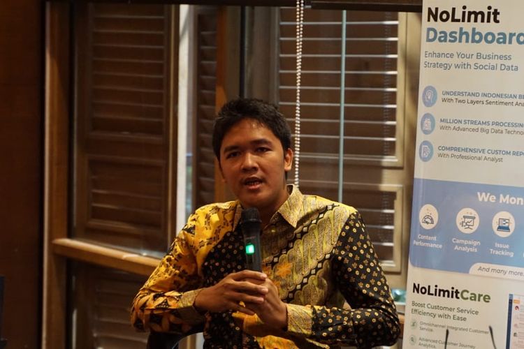 CEO NoLimit Indonesia Aqsath Rasyid berbicara mengenai healthy startup pada Selasa (9/8/2022).