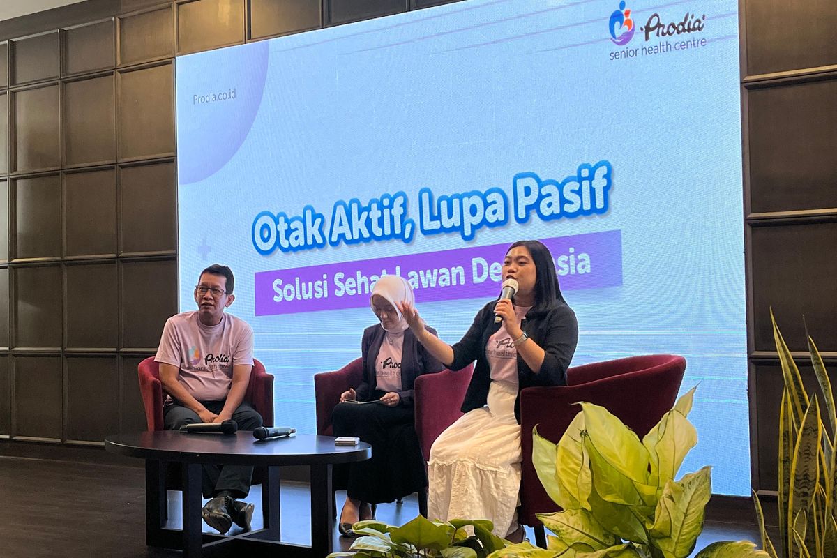 PT Prodia Widyahusada Tbk (Prodia) menghadirkan seminar edukasi dan skrining gratis terkait demensia.