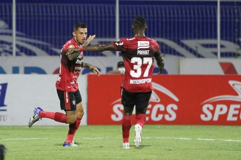 Babak Pertama Bali United Vs PSM, Serdadu Tridatu Unggul 2-1