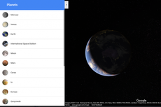Bisa Menjelajah Tata Surya Lewat Google Maps