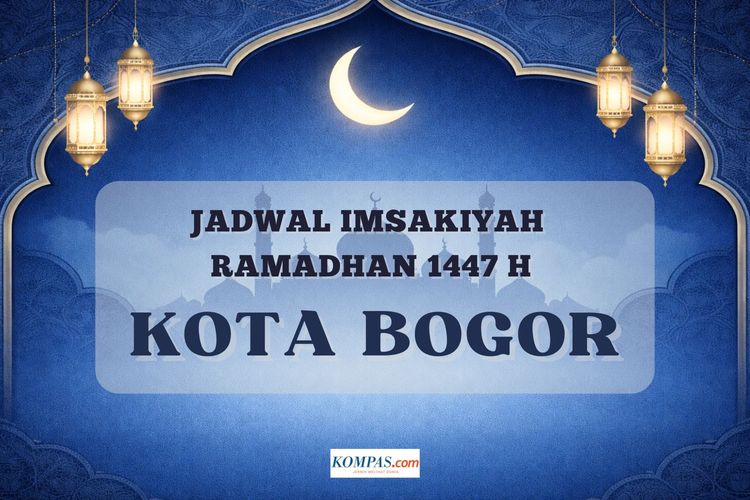 Jadwal imsakiyah Ramadhan 2026 Kota Bogor lengkap dari tanggal 1 - 30 Ramadhan 1447 H.
