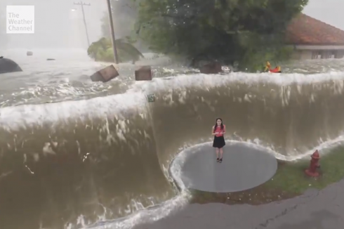 Laporan Cuaca Ditayangkan dengan Animasi 3D Canggih, Banjir Terasa Nyata