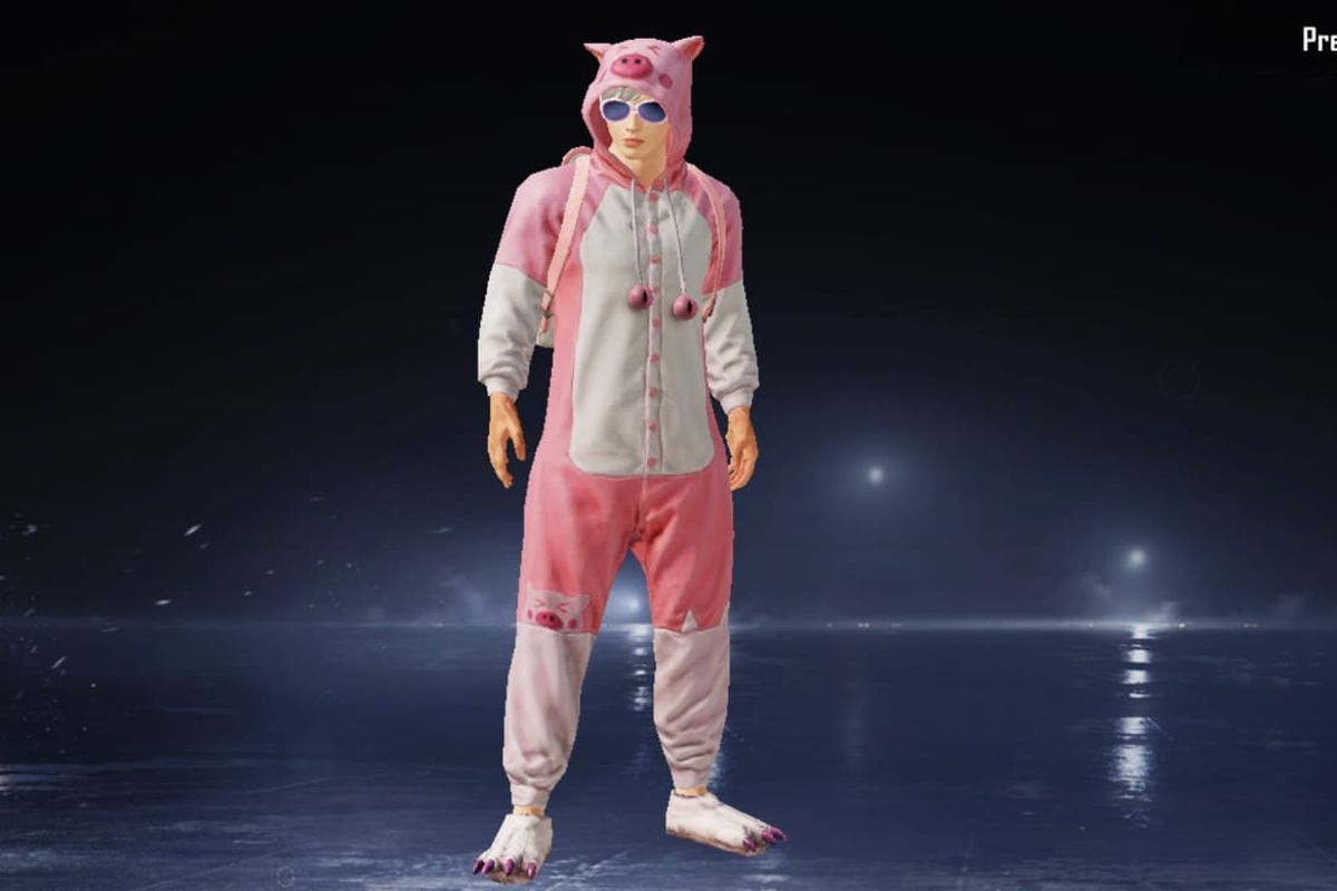 Ilustrasi Piglet Set yang bisa didapatkan dari kode redeem PUBG Mobile.