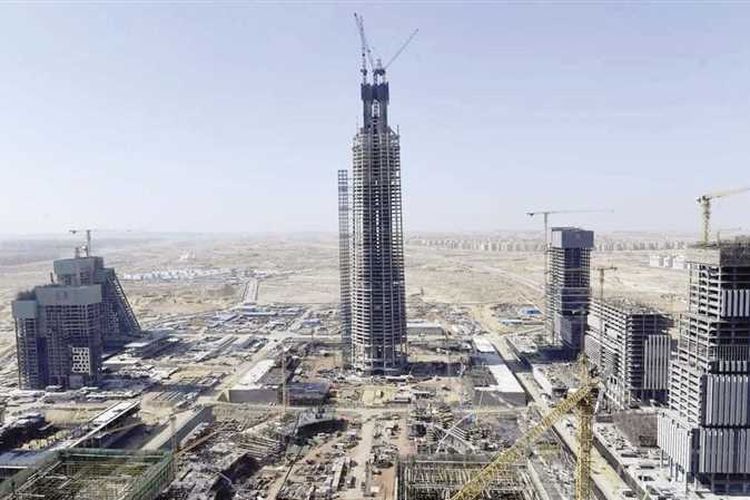 Supertall baru di Mesir, The Iconic Tower. Gedung ini memiliki tinggi 385 meter