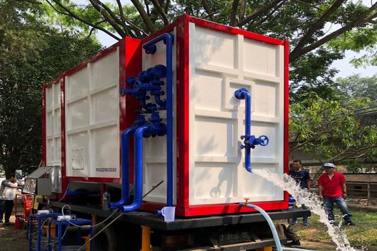 ITB mengirimkan bantuan berupa alat Instalasi Pengolahan Air (IPA) Mobile untuk korban bencana gempa bumi di Lombok, Nusa Tenggara Barat.