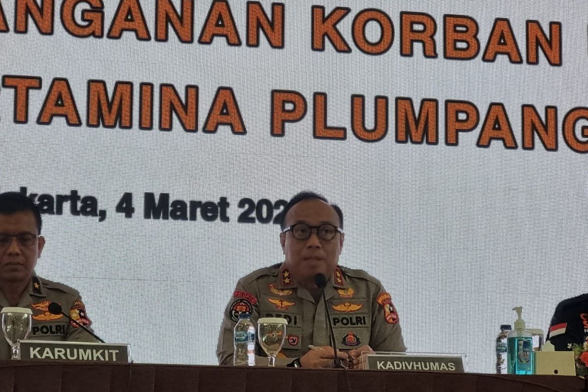 Kadiv Humas Polri Irjen Dedi Prasetyo di RS Polri, Kramat Jati, Jakarta, Sabtu (4/3/2023).