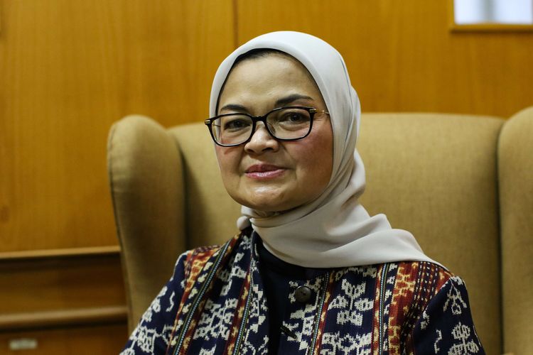 Kepala BPOM Penny Lukito saat ditemui di kantor BPOM, Jakarta, Rabu (14/4/2021).