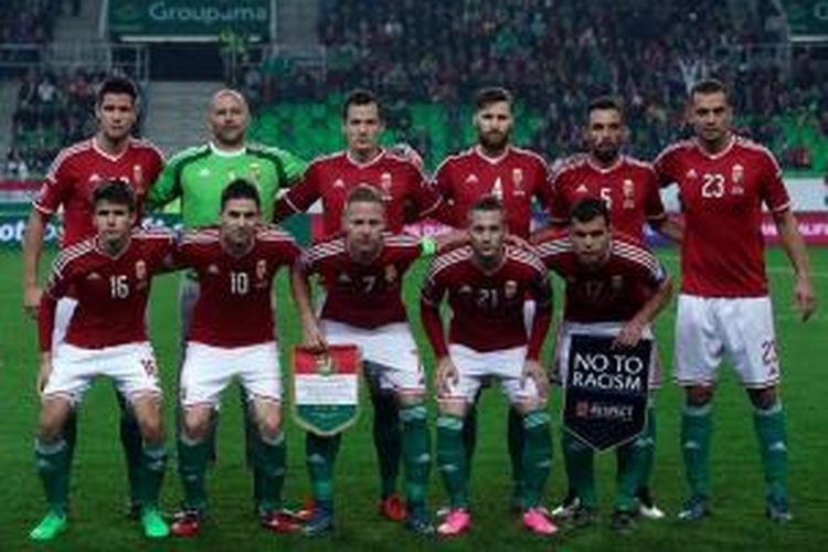 Tim nasional Hungaria.