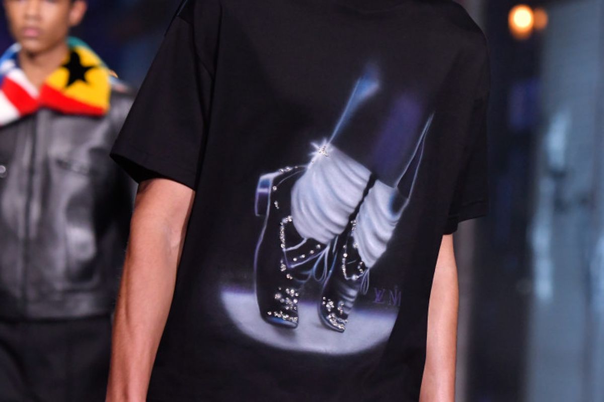 Koleksi kaus Louis Vuitton yang terinspirasi dari Michael Jackson