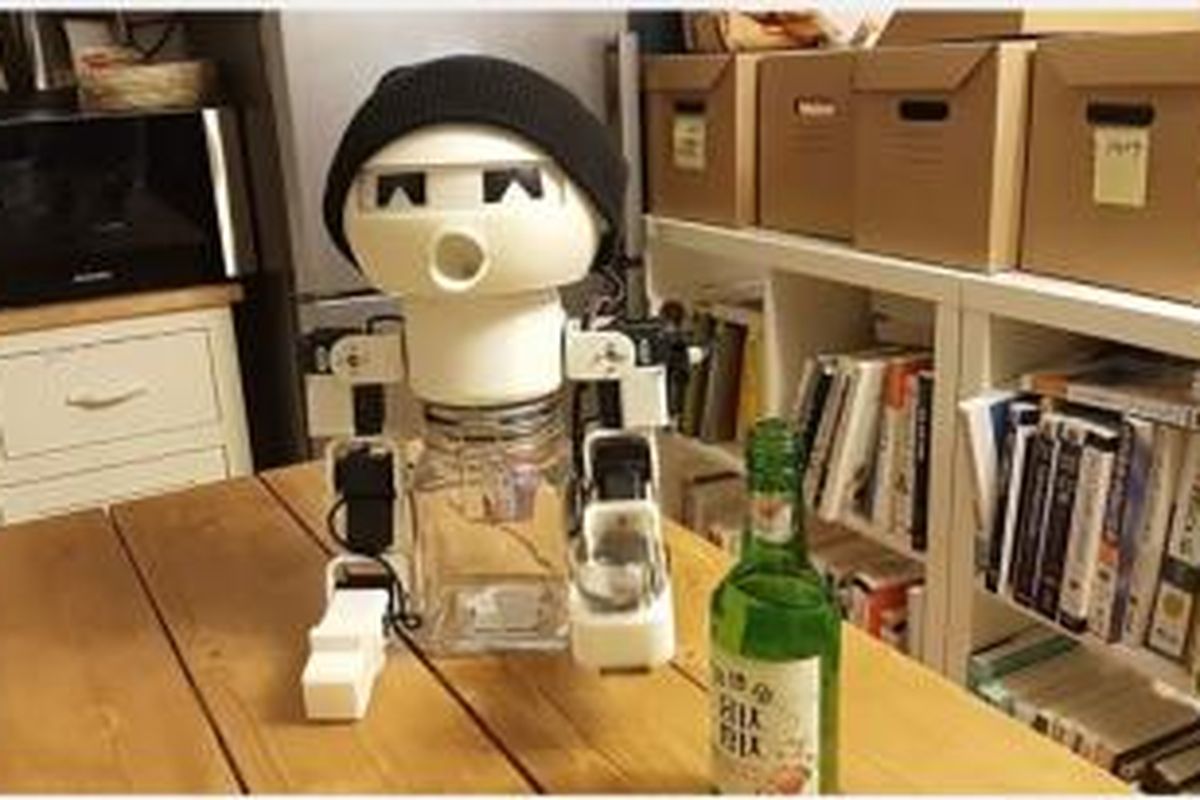 Drinky, robot yang bisa dijadikan teman minum.