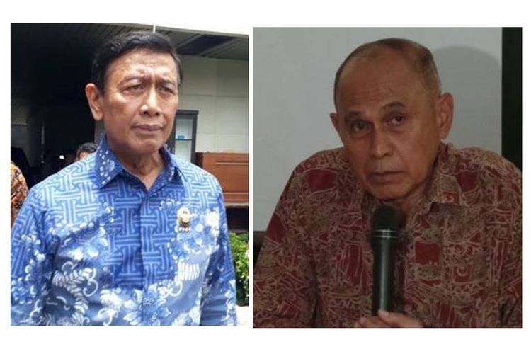 Wiranto (kiri) dan Kivlan Zen (kanan)