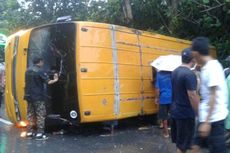 Sopir Bus Jadi Tersangka Kecelakaan Bus yang Menewaskan 2 Anggota Pramuka