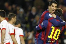 Messi-Suarez Jauhkan Barca dari Kejaran Madrid
