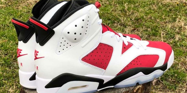 Air Jordan 6 Carmine Sepatu Ironis Mj Yang Kembali Dirilis Ulang Halaman All Kompas Com