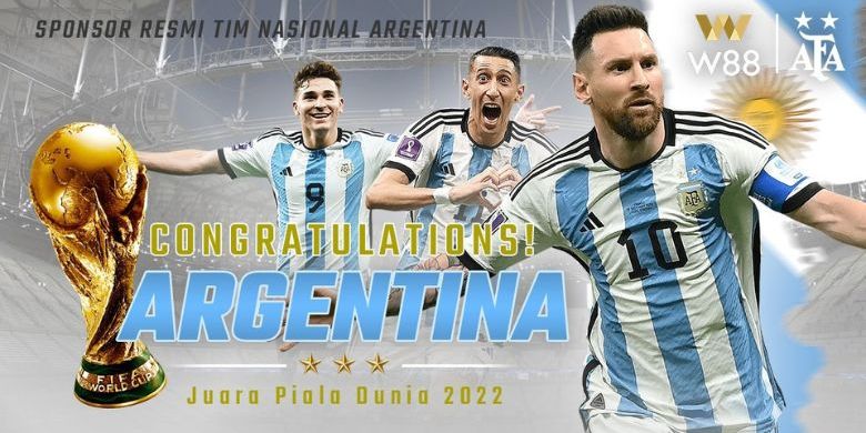 Asosiasi Sepak Bola Argentina Gandeng W88 Sebagai Sponsor Resmi
