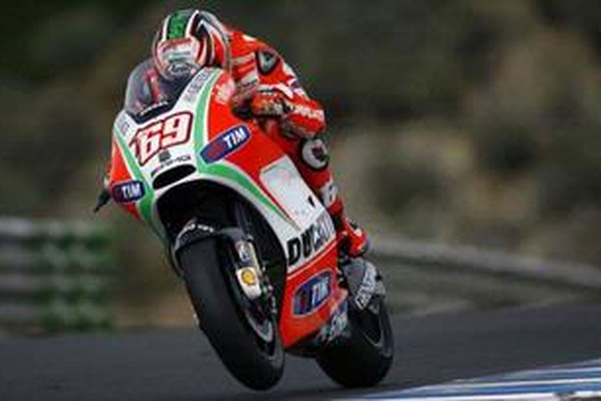 Pebalap Ducati, Nicky Hayden.