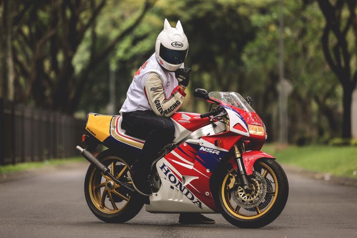 Honda NSR250R milik Gany Rahman.