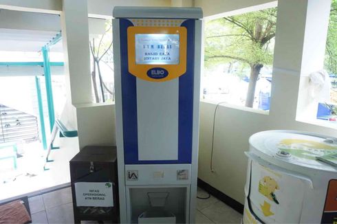 Bukan Uang, ATM di Masjid Raya Bintaro Ini Berisi Beras untuk Dhuafa