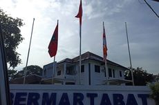 Bendera PDI-P dan Hanura Berkibar di Kantor Pemenangan Edy Rahmayadi