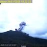 Gunung Ibu Alami Erupsi Pagi Ini, Kolom Abu Setinggi 1.200 Meter