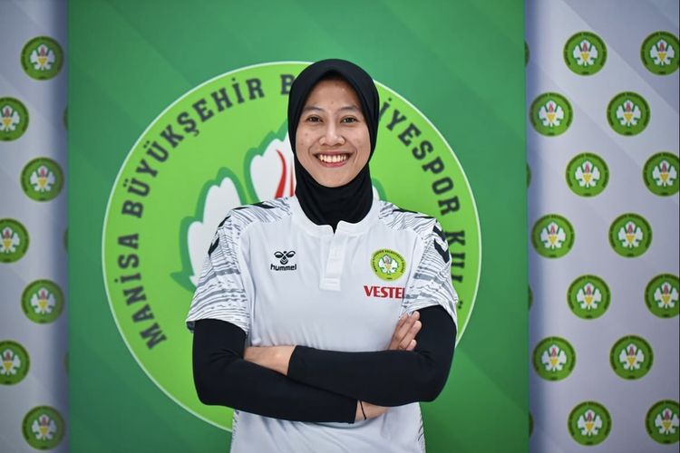 Pevoli putri Indonesia, Megawati Hangestri Pertiwi, resmi melakukan prosesi teken kontrak dengan klub Turkiye, Manisa BBSK pada Selasa (19/8/2025).