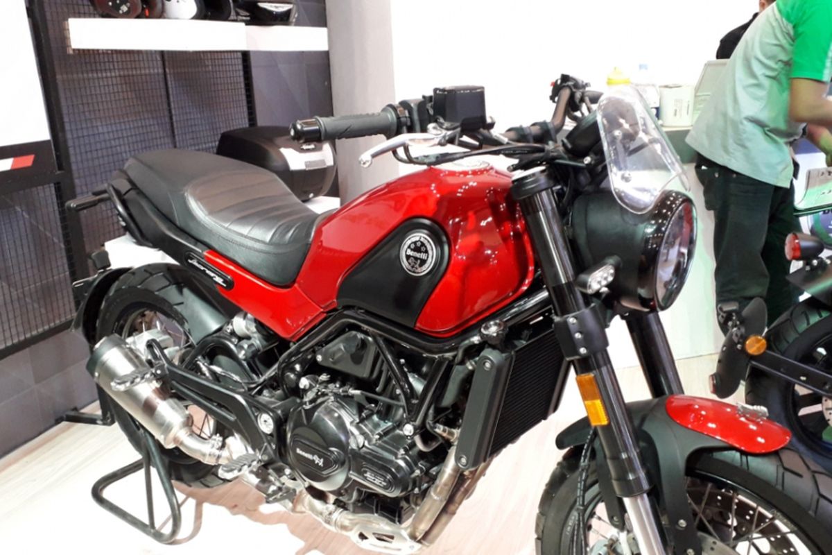 Benelli Leoncino yang dipamerkan di GIIAS 2018.