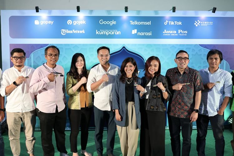 Menteri Komunikasi dan Digital Meutya Hafid bersama Direktur Utama GoTo Patrick Walujo meresmikan Aliansi Judi Pasti Rugi sebagai upaya memerangi judi online di Indonesia.