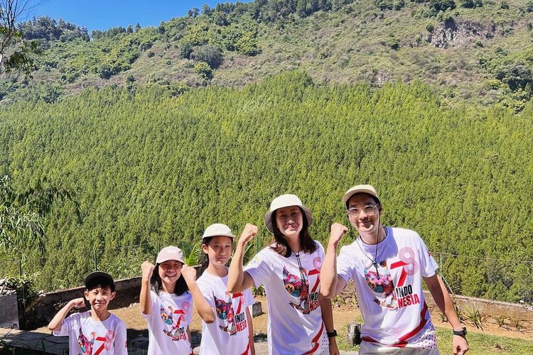 Kimbab Family ikut meramaikan perayaan 17 Agustus di Bandung