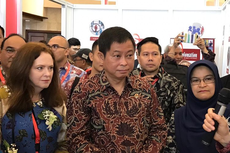 Menteri ESDM Ignasius Jonan di Jakarta, Rabu (4/9/2019).