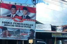 Tim Sukses Ini Tolak Copot Baliho Prabowo-Hatta di Depan Rumahnya