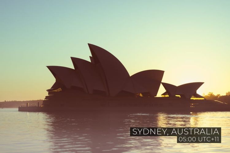 Matahari terbit di Sydney, Australia