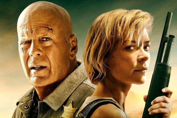 Film Out of Death dibintangi Jaime King dan Bruce Willis.