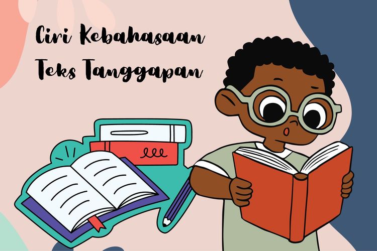 Salah satu ciri kebahasaan teka tanggapan adalah menggunakan konjungsi atau kata hubung.