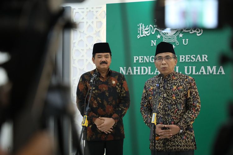 Menko Polhukam Hadi Ajak PBNU Jaga Kondusivitas Setelah Pemilu