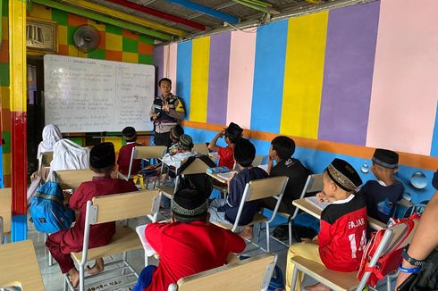 Selain Bangun TPA, Aiptu Agus Sediakan Uji Kesetaraan di Sekolah Dekat Lapak Pemulung