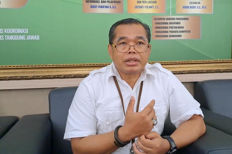 Pejabat Humas Pengadilan Negeri Jakarta Selatan (PN Jaksel) Djuyamto saat ditemui di PN Jaksel, Selasa (3/1/2023). 