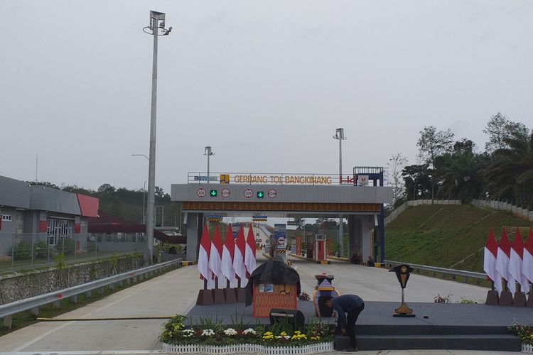 Jalan Tol Pekanbaru-Bangkinang yang akan diresmikan Presiden Jokowi hari ini, Kamis (4/1/2023).