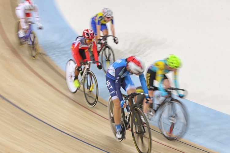 Kejuaraan balap sepeda Asian Track Championships (ATC) 2019, di Jakarta International Velodrome, Jakarta, Kamis (10/1/2019).